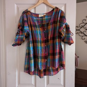 Maeve sz medium plaid